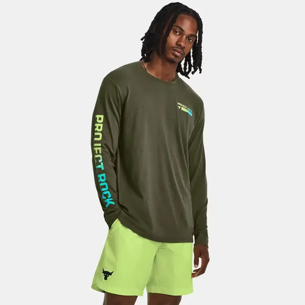 Under Armour Project Rock Brahma Ανδρική Μακρυμάνικη Μπλούζα, Μέγεθος: M