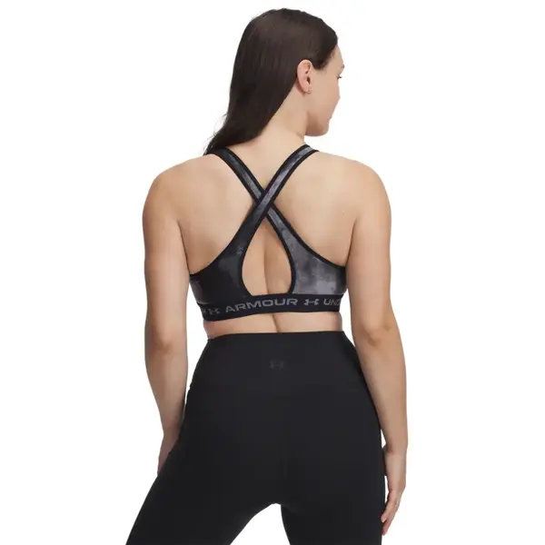 Under Armour Ua Crossback Mid Print Γυναικείο Μπουστάκι, Μέγεθος: S, 2 image