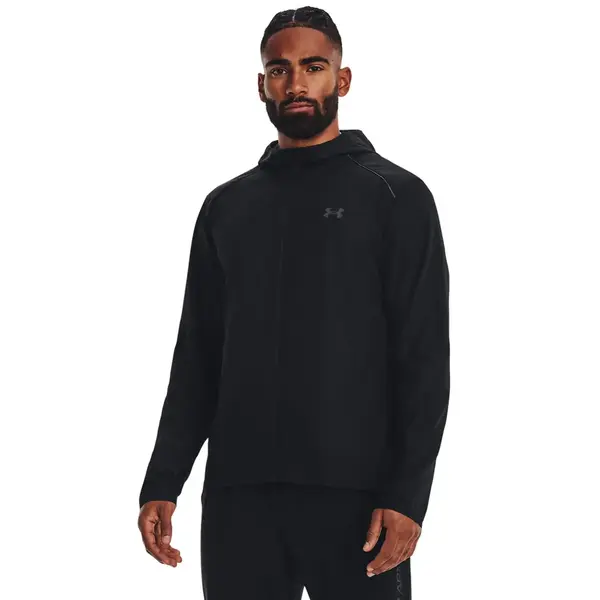 Under Armour Ua Storm Run Hooi Ανδρικό Αντιανεμικό Μπουφάν, Μέγεθος: L
