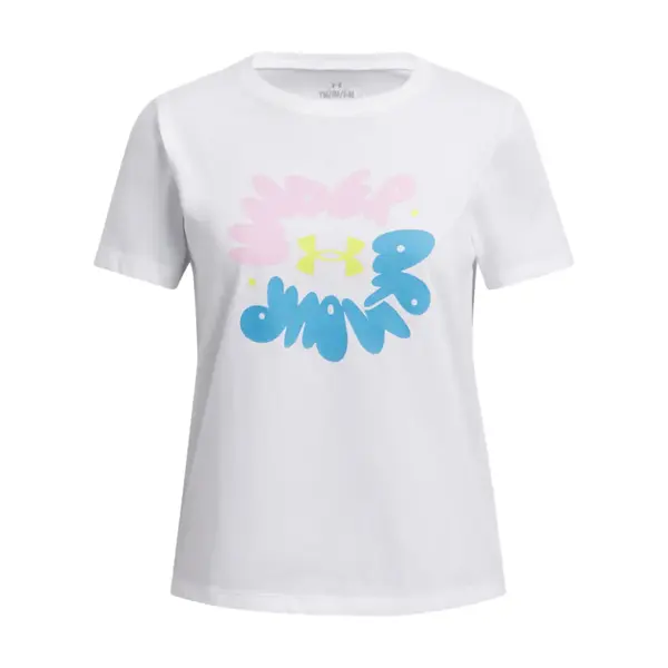 Under Armour Ua Bubble Wordmark Ss, Μέγεθος: S