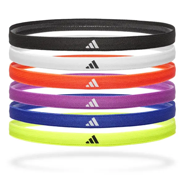 Adidas Hairbands Bk Wh Rd Pur Bl Yelw, Μέγεθος: 1
