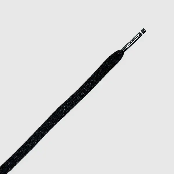 Mr Lacy Runnies Lf Flat 120cm Black Unisex Cord, Size: 1