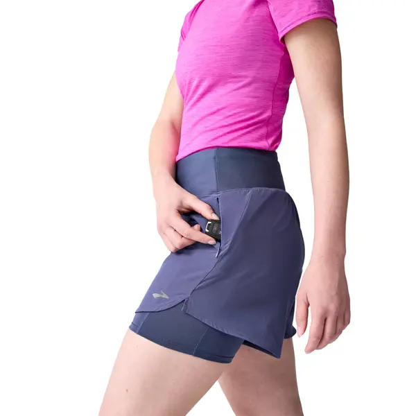 Brooks Chaser 5" 2-In-1 Short 2.0 Γυναικείο Σόρτς, Μέγεθος: M, 3 image