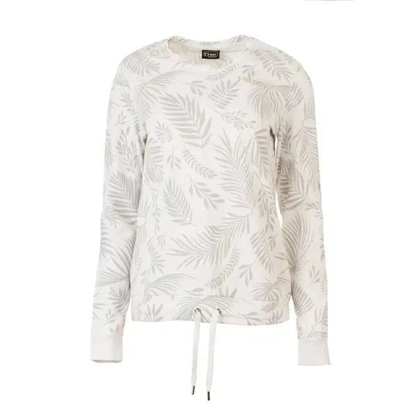 Freddy Tropical print sweatshirt with a drawstring hem, Size: M, 3 image
