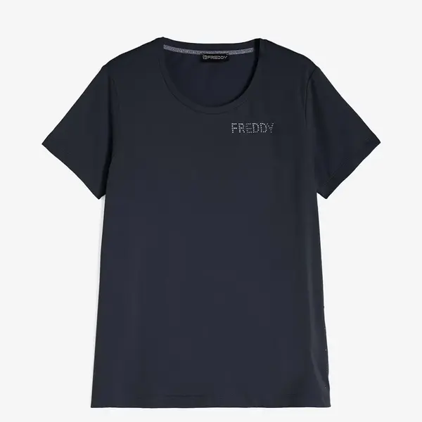 Freddy Jersey t-shirt with metallic studs at the sides, Size: XS, 3 image
