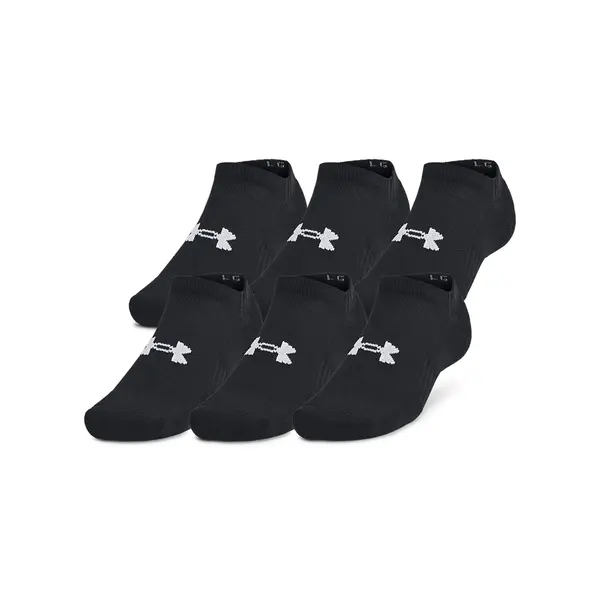 Under Armour Unisex Ua Tc 3pk No Show Unisex Κάλτσες, Μέγεθος: S