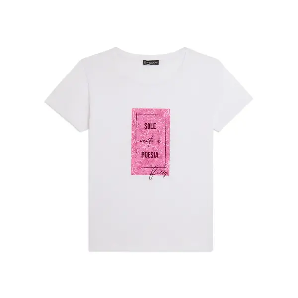 Freddy Short Sleeve T-Shirt Γυναικείο Κοντομάνικο, Μέγεθος: S