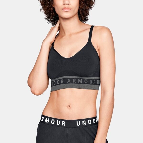Under Armour Seamless Longline Bra Women's Top Bra, Size: L
