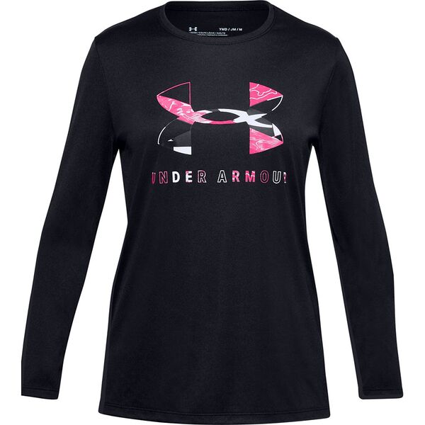 Under Armour Tech Graphic Big Logo Ls T-Shi, Size: XL