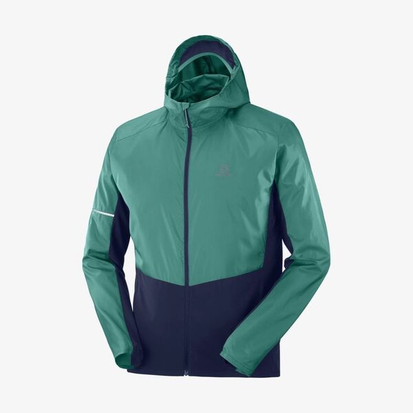 Salomon Running Agile Fz Hoodie M Ανδρικό Μπουφάν, Μέγεθος: XL