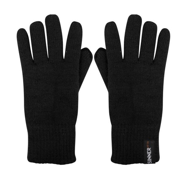 Sinner Wilderness Knitted Glove Blk Unisex Γάντια, Μέγεθος: 8.5