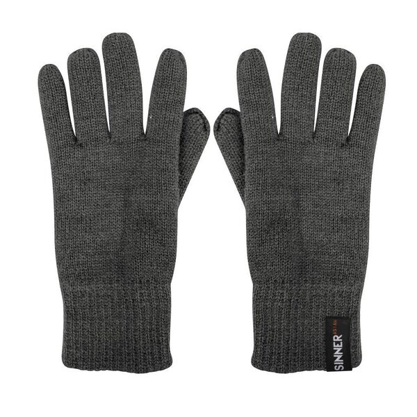 Sinner Wilderness Knitted Glove Grey Unisex Γάντια, Μέγεθος: 7.5