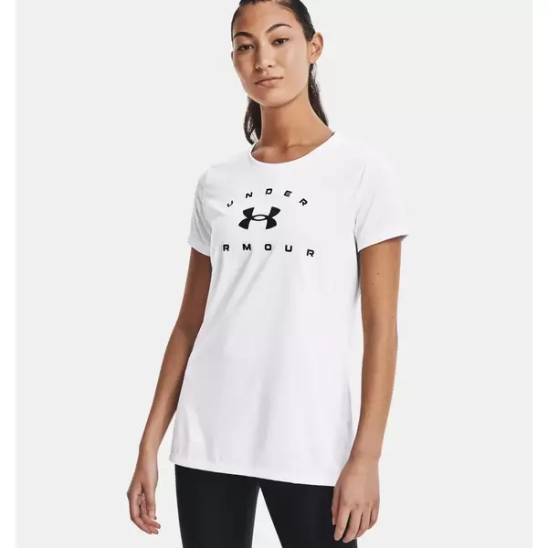 Under Armour Tech™ Solid Logo Arch Short Sleeve, Size: S