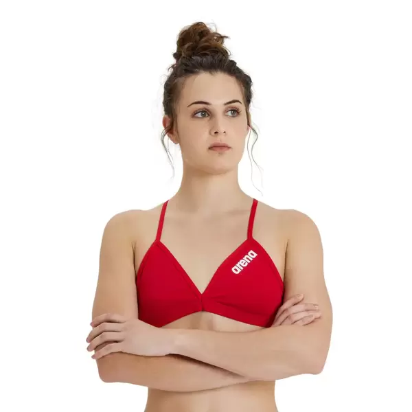 Arena Team Swim Top Tie Back Solid Γυναικείο Μαγιό Προπόνησης, Μέγεθος: 38