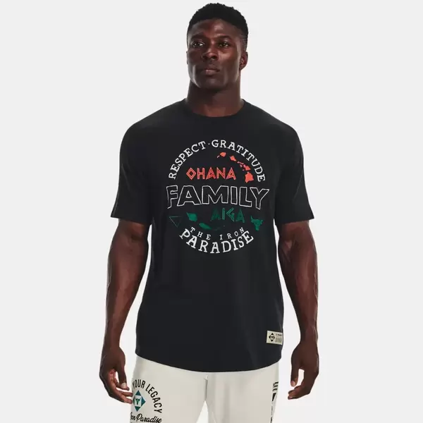 Under Armour Project Rock Family Ανδρικό Κοντομάνικο, Μέγεθος: XL