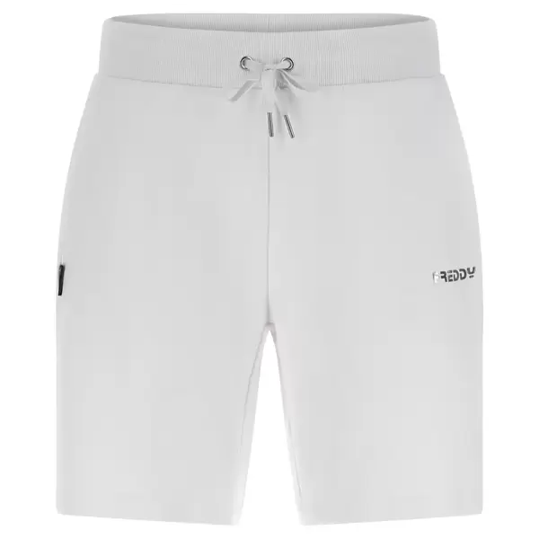 Freddy Athletic Bermuda shorts in interlock with a silver Freddy logo, Μέγεθος: S