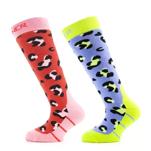 Sinner Kids Ski Socks Animal 2 Pack Unisex Socks, Size: 23