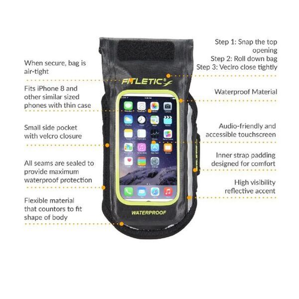 Hydra Lock Waterproof Arm Band, Μέγεθος: S, 5 image