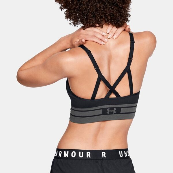 Under Armour Seamless Longline Bra Women's Top Bra, Size: L, 2 image
