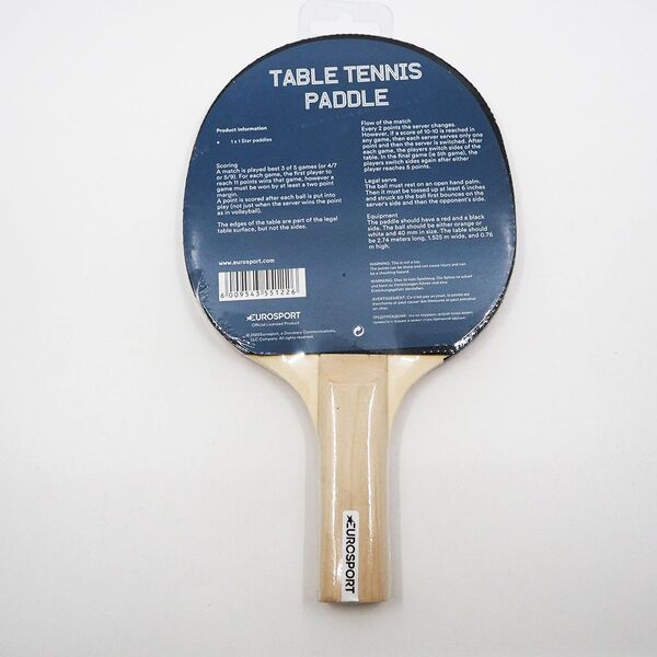 Eurosport 1 Star Tabletennis Pad Ρακέτα Ping Pong, Μέγεθος: 1, 2 image