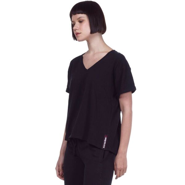 Body Action Women Oversized S/S Top Women's T-Shirt, Size: L, 2 image